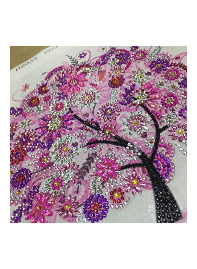 NIBEMINENT Tree Themed DIY 5D Diamond Painting Kit Multicolour - Image 2