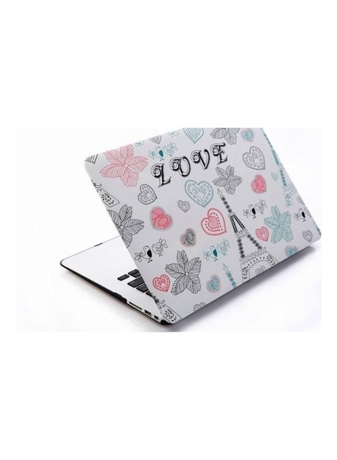NIBEMINENT Printed Rubberized Hard Cover Case For Apple Macbook Air 13/13.3 Inch Multicolour  - Image 2