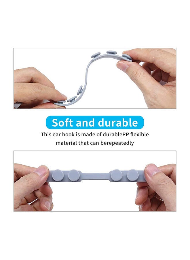 NIBEMINENT 10 Piece Anti-Slip Mask Strap Extender Hook - Image 4