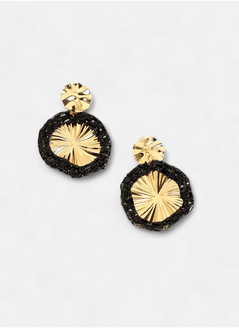سوهي The Revolving Stones Studded Drop Earrings
