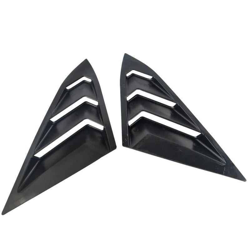 Rear Window Quarter Louver Vent Scoop Cover Style A For 2016 2017 Honda Civic 10th Gen - Image 5