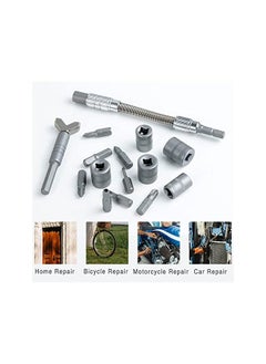 SHOWAY 38 In 1 Sturdy Ratchet Wrench Set Mini Multi Function Screwdriver Set Easy Carry Socket Set Hardware Tool Combination Screwdriver Tool Box Srwre01 Og  - Image 2