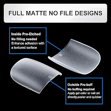 oruola 300Pcs Toe Nail TipsMatte Toe Nail Press Ons15 Sizes Soak Off Fake Toenails for Women Men Wide Longer Big Toes NailsAcrylics Fake Nails with 48 Square Nail Tips Tape for Nail Extension - Image 5