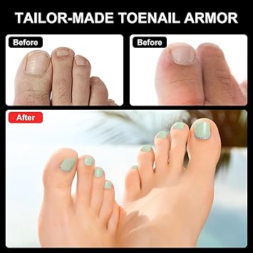 oruola 300Pcs Toe Nail TipsMatte Toe Nail Press Ons15 Sizes Soak Off Fake Toenails for Women Men Wide Longer Big Toes NailsAcrylics Fake Nails with 48 Square Nail Tips Tape for Nail Extension - Image 4