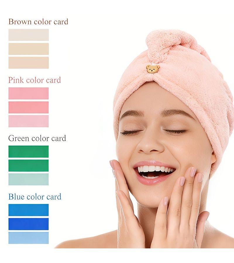 Quick Dry Ultra Fine Fiber Towel 9.45 X 22.83 Inches Green Bean Soft Absorbent Solid Color Rectangle Household Bathroom Essentials 1 Piece - Image 2