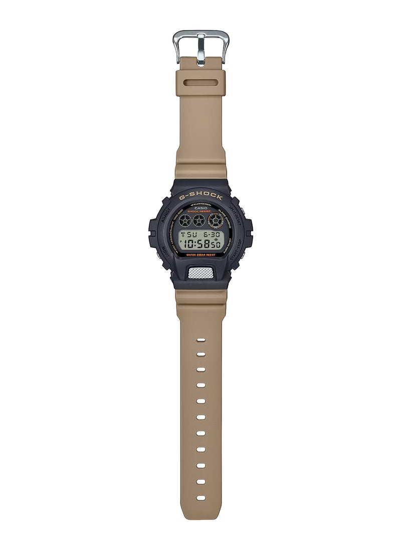 CASIO Digital Utilitarian Black & Beige Resin Watch For Men's DW-6900TU-1A5  - Image 2