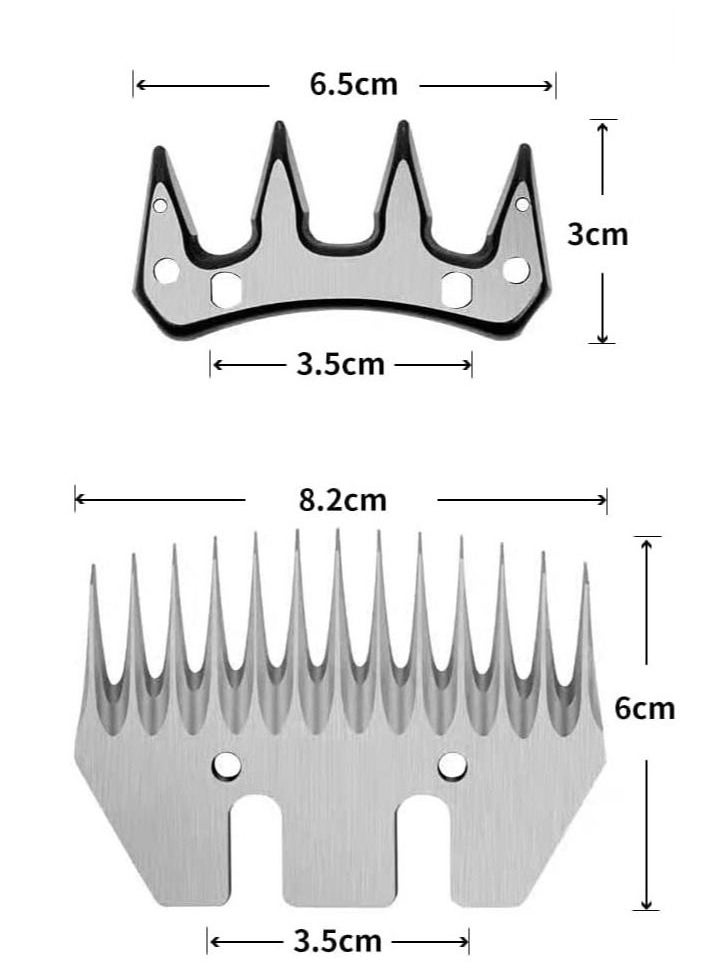 BONAI - Professional Sheep Shearing Comb and Cutter Set - High-Quality Steel Blades for Efficient Wool Shearing - Image 1