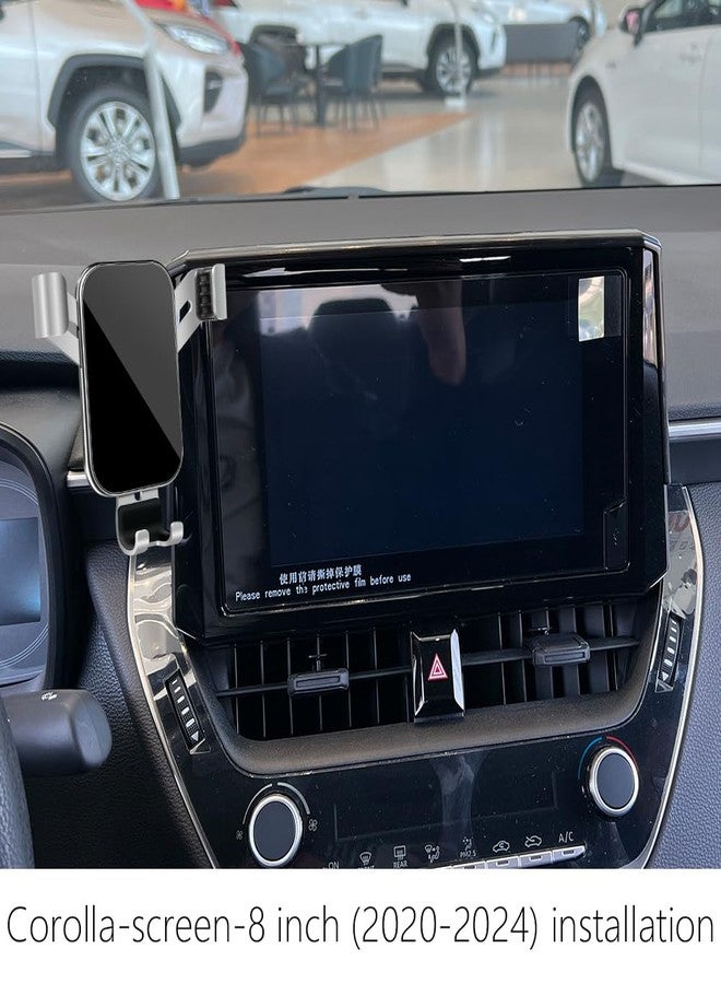 musttrue LUNQIN Car Phone Holder for Toyota Corolla 2020 2021 2022 2023 2024 2025 and Toyota Corolla Cross 2022-2025 Auto Interior Accessories Best Cell Phones Mount Cellphone Mobile Cradle GPS Screen Stand - Image 2