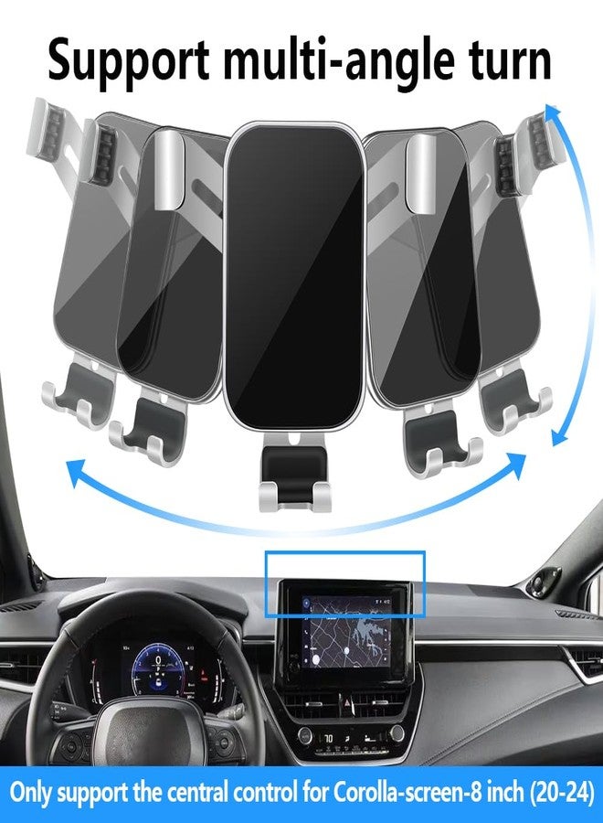 musttrue LUNQIN Car Phone Holder for Toyota Corolla 2020 2021 2022 2023 2024 2025 and Toyota Corolla Cross 2022-2025 Auto Interior Accessories Best Cell Phones Mount Cellphone Mobile Cradle GPS Screen Stand - Image 5