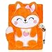 YOYTOO Fox Diary for Girls with Lock Plush Fox Toys Gift for Teen Girls Kids Fox Writing Journal Notebook Birthday Gifts for Little Girls Ages 5 6 7 8 9 1012 Year Old - Image 2