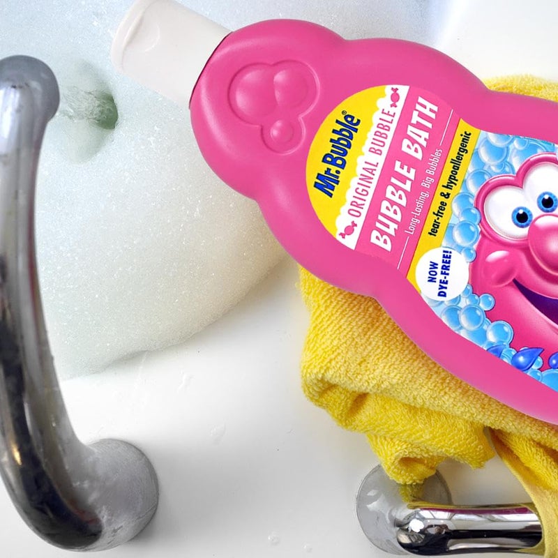 Mr. Bubble Original Bubble Bath - Great for Your Baby, Kids, and Adults - Hypoallergenic, Tear Free Bubble Bath Solution (2 Bottles, 16 fl oz Each) - Image 3