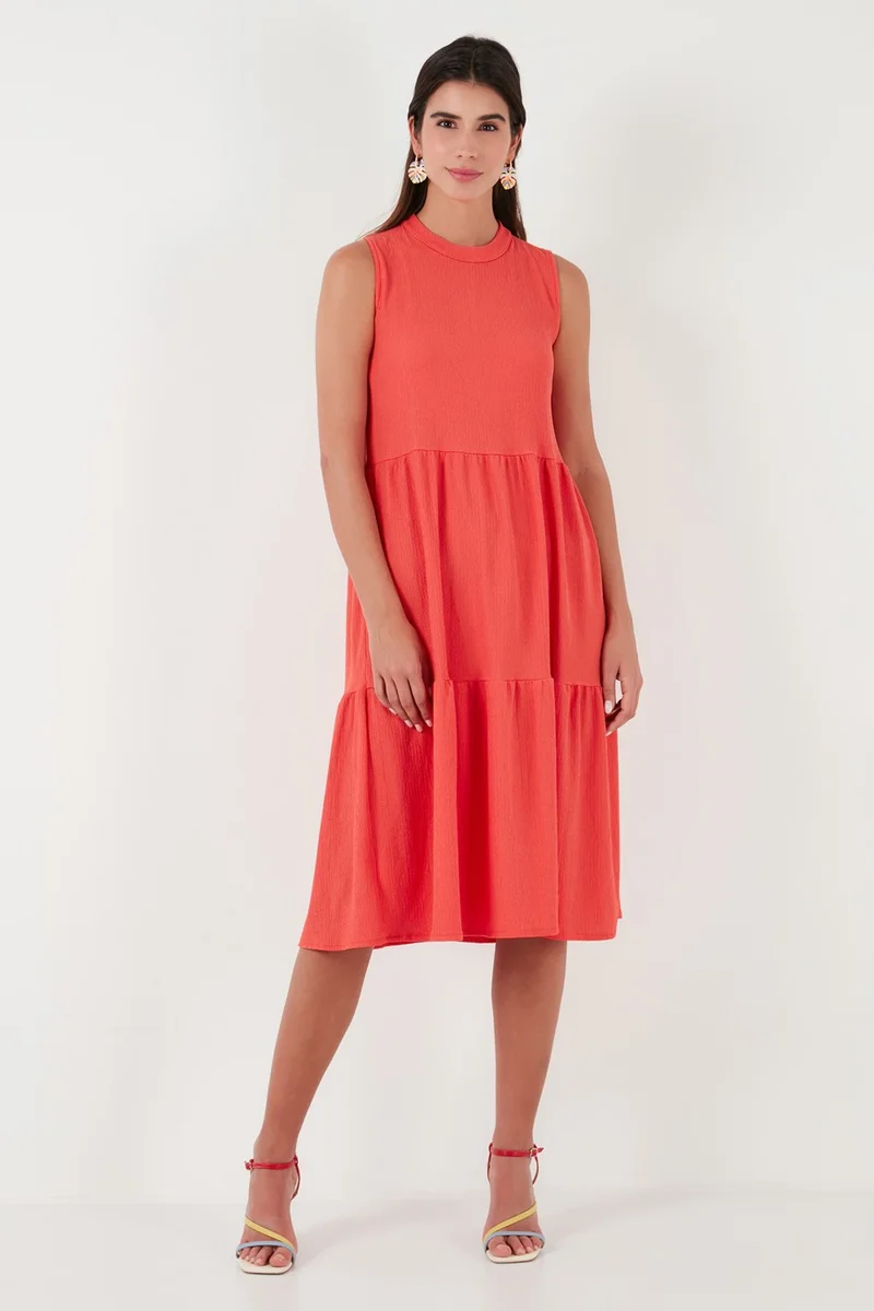 Lela Sleeveless Tiered Dress