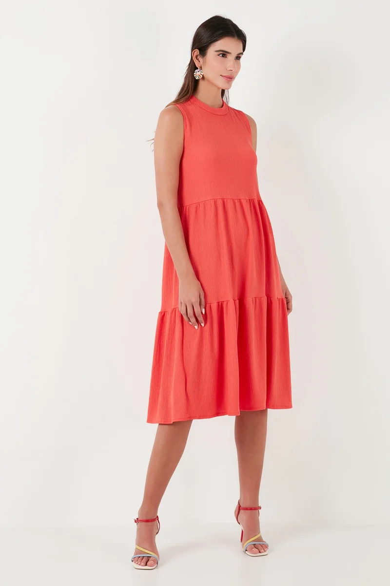 Lela Sleeveless Tiered Dress
