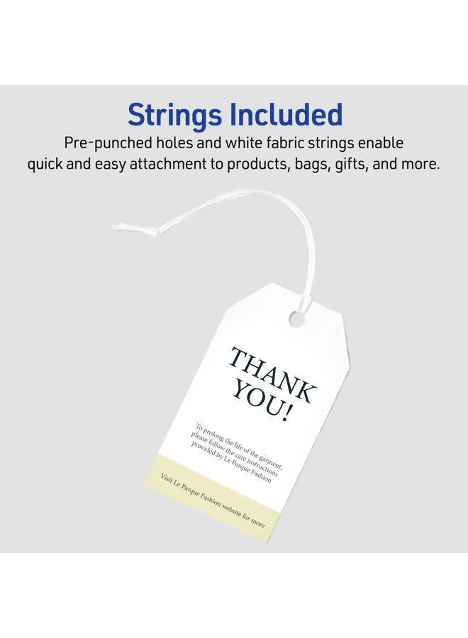 Avery Blank Printable Tags with Sure Feed, 2" x 3.5", White, 96 Customizable Tags with String, Great for Branding, Gift Tags, Price Tags, and More (22802) - Image 3