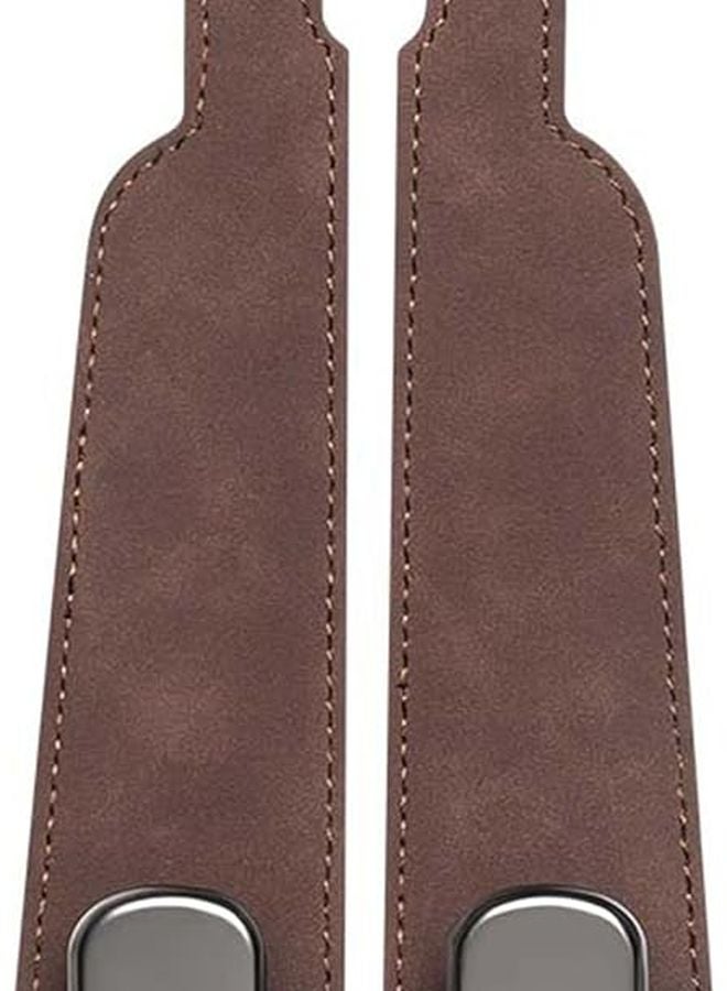 Brown Multifunctional Vehicle Headrest Hook Double Hook 2 in 1 Storage Organizer - Image 2