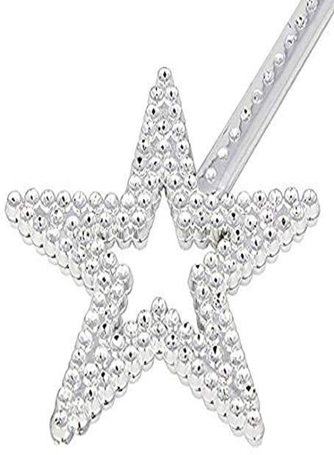 TRIPLET JAGMOOLYA Products Girls/Kids Costume Props Star Magic Wand Princess Angel Fairy Wands Sticks Christmas, Birthday Party, Wedding, Halloween, Cosplay 12.5 Inches (Silver) (Pack of 14) - Image 4