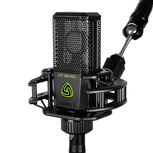 Lewitt LCT 240 PRO Condenser Microphone Shock Mount, Magnetic Pop Filter and Windscreen, Black (Vocal Set) - Image 3