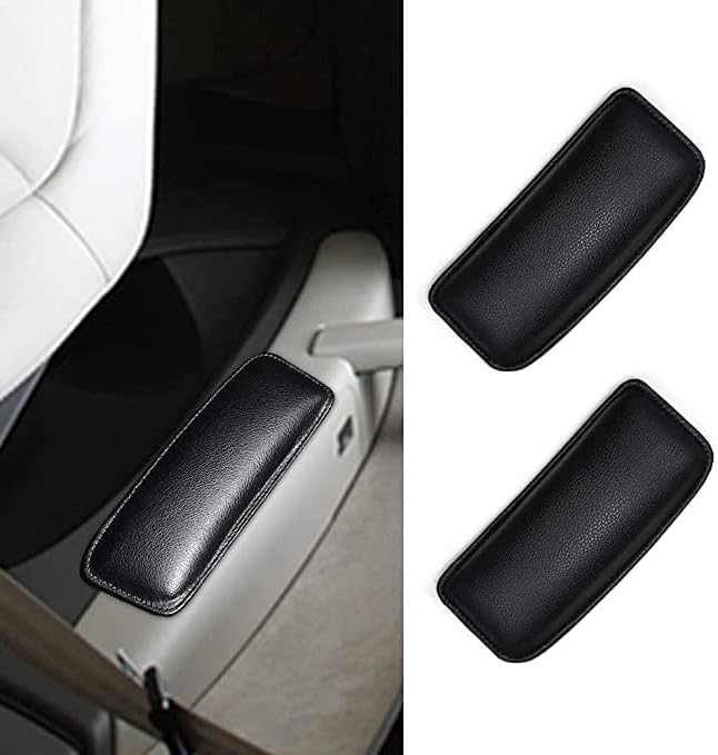 DS ENTERPRISE Car Knee Pad, Vehicle Door Armrest Pad, Driver Side Car Console Leather Thigh Support Comfort Pillow Foot Knee Pain Relief Foot Care Legg Cover, Cars Interior Accessories (Pack of-2) - Image 1