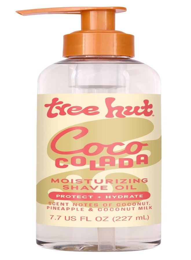 Tree Hut Coco Colada Moisturizing Shave Oil, Hydrating Gel-to-Oil Formula for a Close, Smooth Shave, 7.7 fl oz - Image 1