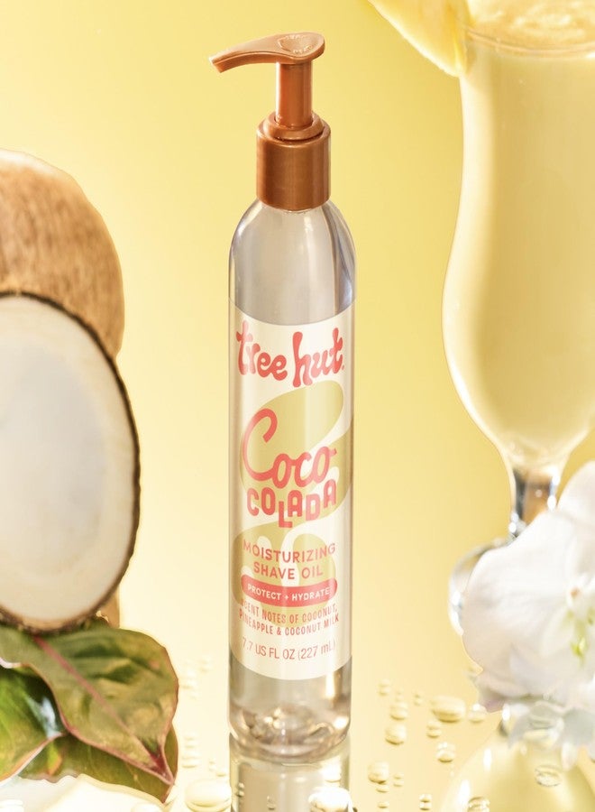 Tree Hut Coco Colada Moisturizing Shave Oil, Hydrating Gel-to-Oil Formula for a Close, Smooth Shave, 7.7 fl oz - Image 4