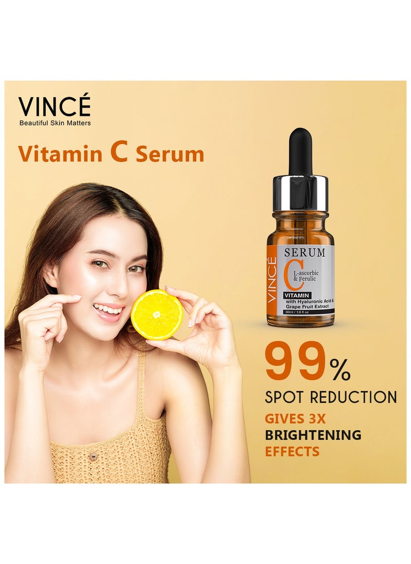 Vitamin C Serum – Advanced Brightening Formula – Reduces Dark Spots, Sun Damage & Hyperpigmentation, Evens Skin Tone, Smooths Texture & Boosts Youthful Glow – For All Skin Types, 30ml - pzsku/Z4C2BDA0FE533AB2B66A9Z/45/_/1723103741/5f211776-1c62-42f1-ba42-10f69285d7cd