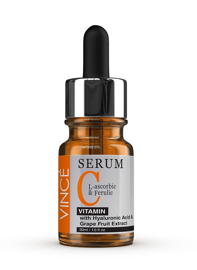 Vitamin C Serum – Advanced Brightening Formula – Reduces Dark Spots, Sun Damage & Hyperpigmentation, Evens Skin Tone, Smooths Texture & Boosts Youthful Glow – For All Skin Types, 30ml - pzsku/Z4C2BDA0FE533AB2B66A9Z/45/_/1723701407/63319f36-b6cc-4715-a9f6-3c50c8dcaa6b