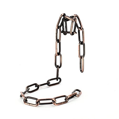 Fantasee Suspending Chain Wine Holder, Stainless Steel Magic Wine Rack Wine Bottle Holder Novelty Gift for Kitchen Home Decoration (Bronze) - Image 4