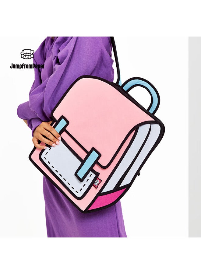 Jumpfrompaper [new Year Gift] Anime 2d Manga Universe Bag Backpack Gift, Fluorescent Pink - Image 1