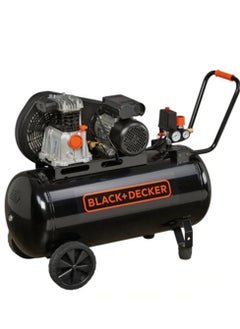 BLACK+DECKER BLACK+DECKER Air Compressor | Belt Driven | 100L Horizontal Tank | Pressure 10 Bar (145 psi) | Motor 2.0 HP | Power 1Ph/220V/50Hz | Air Displacement 220 l/min (7.7 cfm)  - Image 1