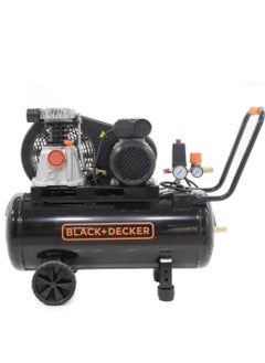 BLACK+DECKER BLACK+DECKER Air Compressor | Belt Driven | 100L Horizontal Tank | Pressure 10 Bar (145 psi) | Motor 2.0 HP | Power 1Ph/220V/50Hz | Air Displacement 220 l/min (7.7 cfm)  - Image 3