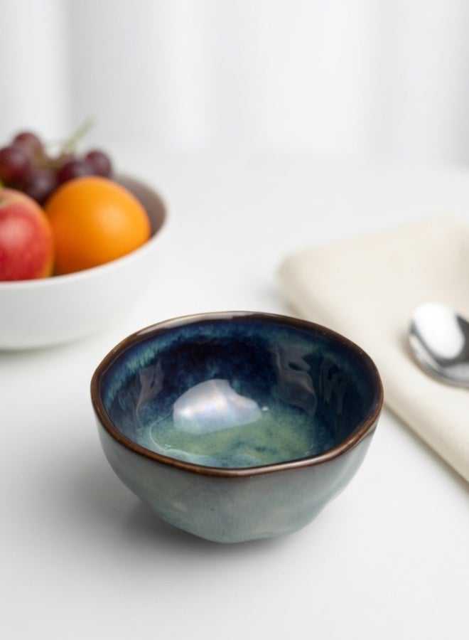 Clink Japanese Style Ceramic Soup Bowl, Premium Porcelain Soup Bowl 4.5 inch, Misty Green Ramen Bowl, Handcrafted Ramen Bowl, Perfect for Soup, Rice, Ramen, Cereal, Fruits - Image 2
