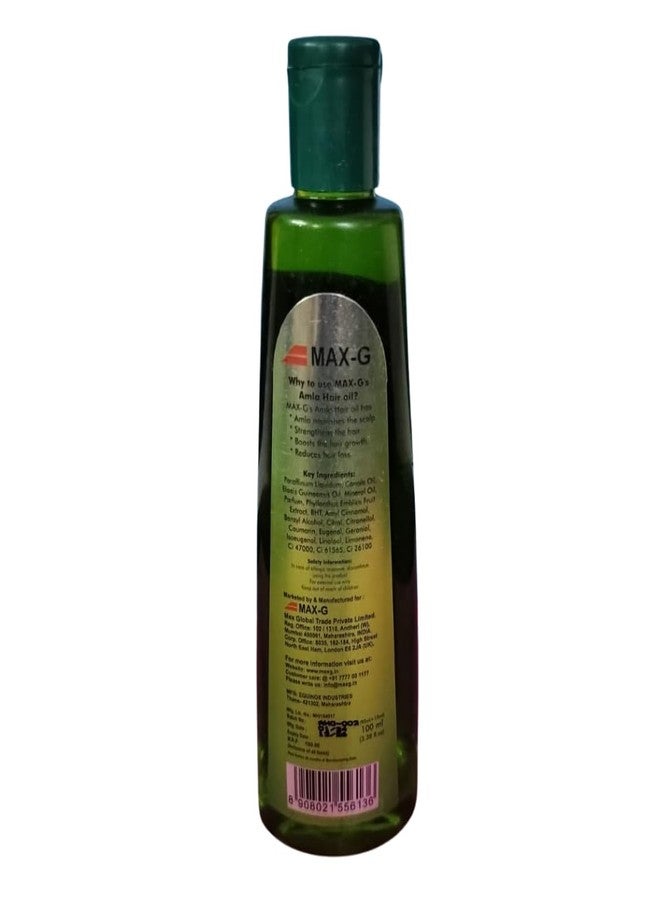 MAX-G Amla Hair Oil for Strong, Long & Thick Hair | Natural Nourishment for Hair Growth & Scalp Health | 100 ml - Image 3