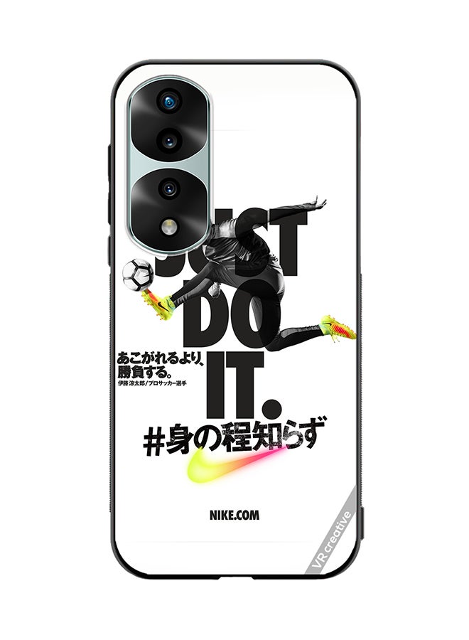 VR CREATIVE Protective Case Cover For Honor 70 Pro Nike Just Do It Design Multicolour - Image 1