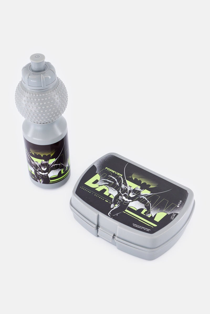 DC حقيبة ظهر عربة باتمان 3 في 1 مع صندوق غداء وزجاجة ماء، متعددة الألوان - Image 3