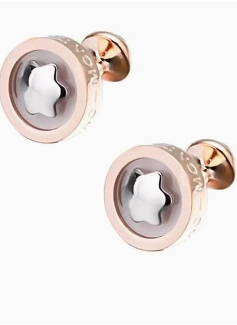 GROWSTEADY - Best Gift for Men Rovtop Mens Cufflinks Studs Tuxedo Shirt Cufflinks Studs Set for Men - Image 1