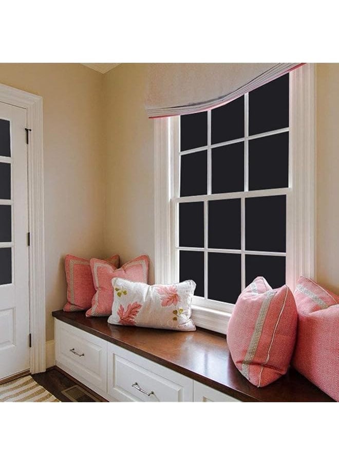 Enhance Privacy With Blackout Window Film Sun Blocking Frosted Glass Effect Removable Window Tint