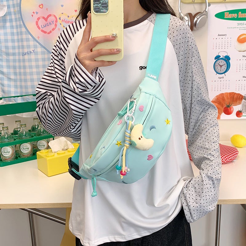 2025 Fashion Casual Shoulder Bag, Canvas, Zip Closure - Image 2