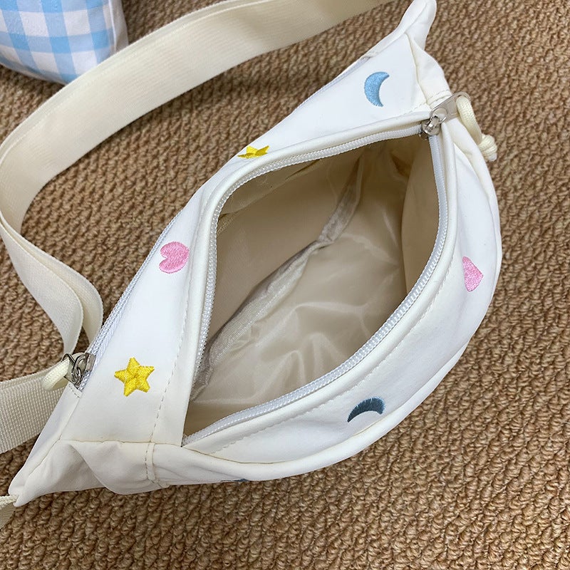 2025 Fashion Casual Shoulder Bag, Canvas, Zip Closure - Image 4