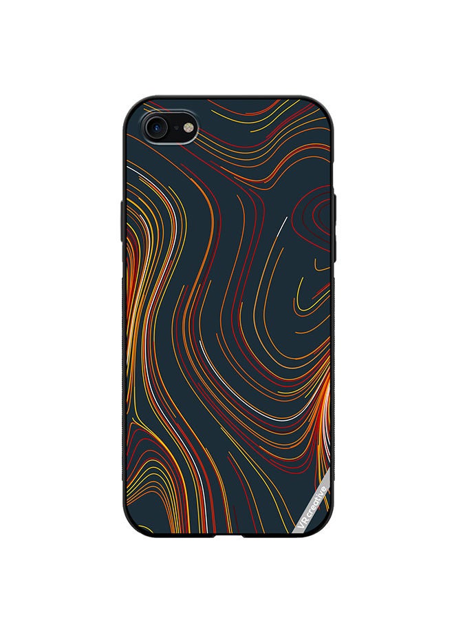 VR CREATIVE Protective Case Cover For Apple iPhone 7/8/SE 2020 Layers Design Multicolour - Image 1