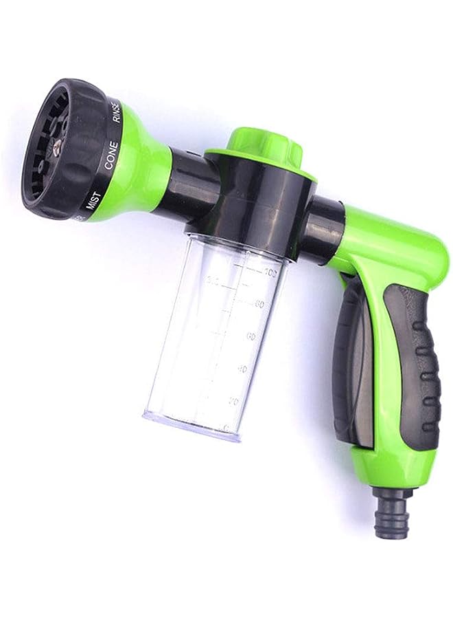 PROMASS Wash Garden Hose Nozzle Spray Foam Gun, High Pressure Water with 8 Adjustable Watering Patterns, Slip and Shock Resistant for Plants, Household Cleaning, Pet Bathing - Image 1