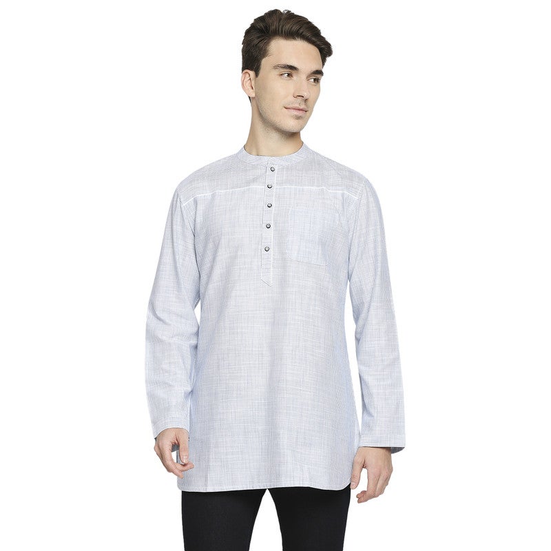 ARCHATTIRE Men’s White Cotton Full Sleeve Kurta for Men - Image 1