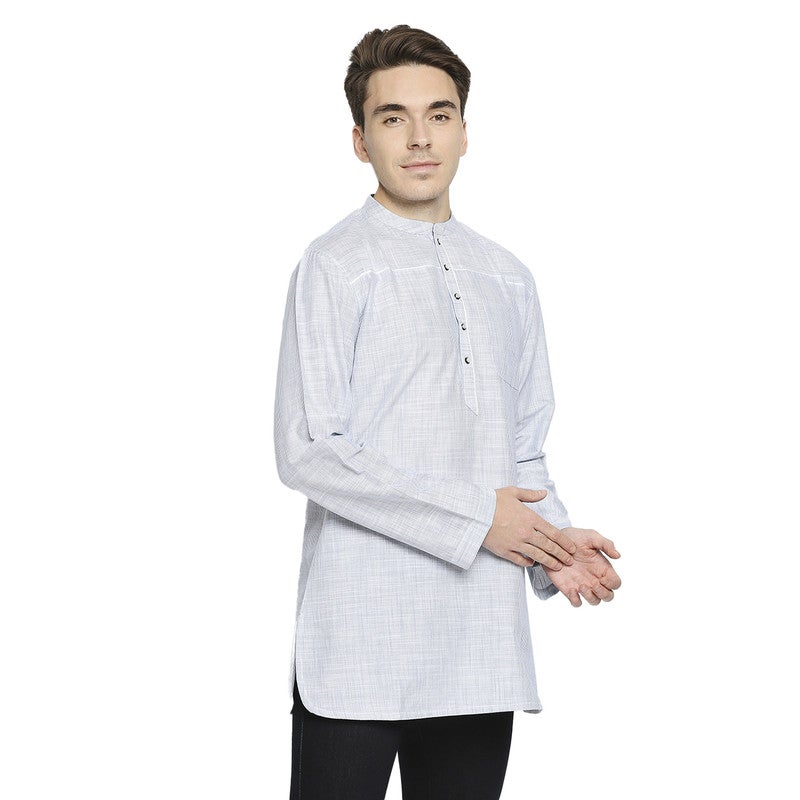ARCHATTIRE Men’s White Cotton Full Sleeve Kurta for Men - Image 3