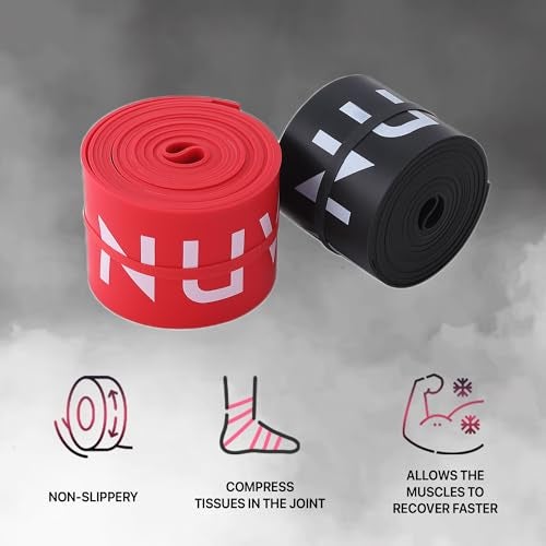 Nuviqo Muscle Floss Bands (Pack of 2) - Compression Bands - Mobility and Recovery Bands for Improving Movement, Increasing Circulation & Reducing Soreness - Image 4