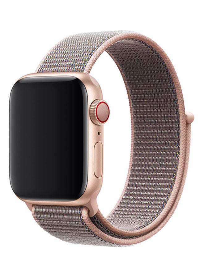 NIBEMINENT Replacement Loop Band for Apple iWatch Series 4 44 mm Light Pink - Image 2