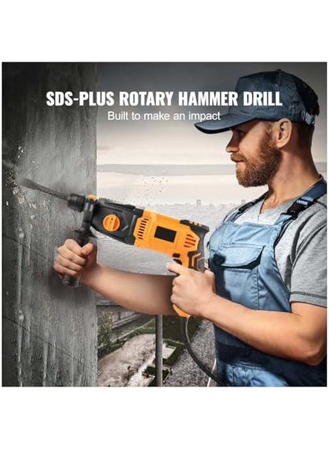 800W SDS Plus Rotary Hammer Drill 1 Inch 4 Mode Concrete Masonry Chipping Hammer - Image 3