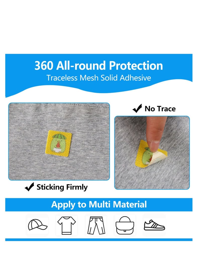 SYOSI لاصقات طاردة للبعوض بزيت أساسي طبيعي نقي، لاصقات طاردة للحشرات، لاصقات مضادة للبعوض للأطفال والكبار للتخييم والسفر في الهواء الطلق، توفر حماية لمدة 24 ساعة 120 قطعة - Image 5