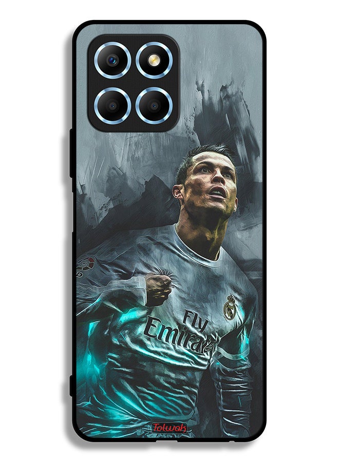 Tolwak Honor X8 5G Protective Case Cover Cristiano Ronaldo Art - Image 2