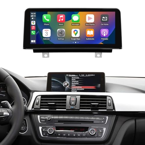 NINETOM 10.25 inch Touchscreen Wireless CarPlay Android Auto Multimedia Car Radio Receiver Compatible with BMW 3/4 Series NBT System, F30/F31/F32/F33/F34/F35/F36 (2013-2016) - Image 1