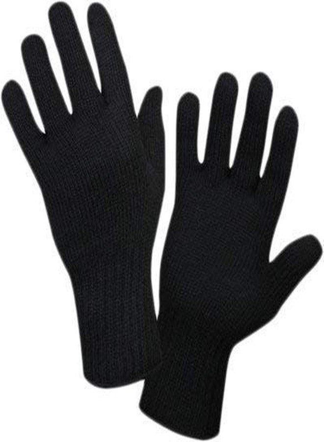 Veteran Unisex Acrylic Beanie Cap Neck Warmer Scarf And Gloves (3 Piece) (Winter Knit Beanie Cap-013_Black _Free Size) - Image 4