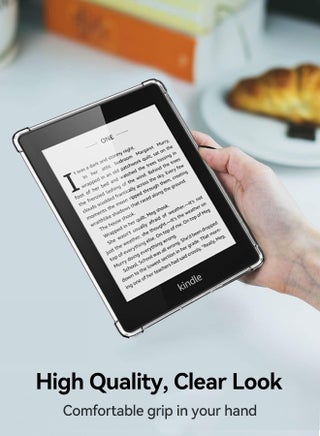 غطاء واقٍ شفاف كريستالي شفاف لغطاء الحماية من الصدمات مقاس 7 بوصة لأوقد بيبر وايت 12 الجديد كلياً 2024 أو أوقد بيبر وايت سيغنتشر إديشن 2024، غطاء من السيليكون الرقيق المقاوم للصدمات - view 4